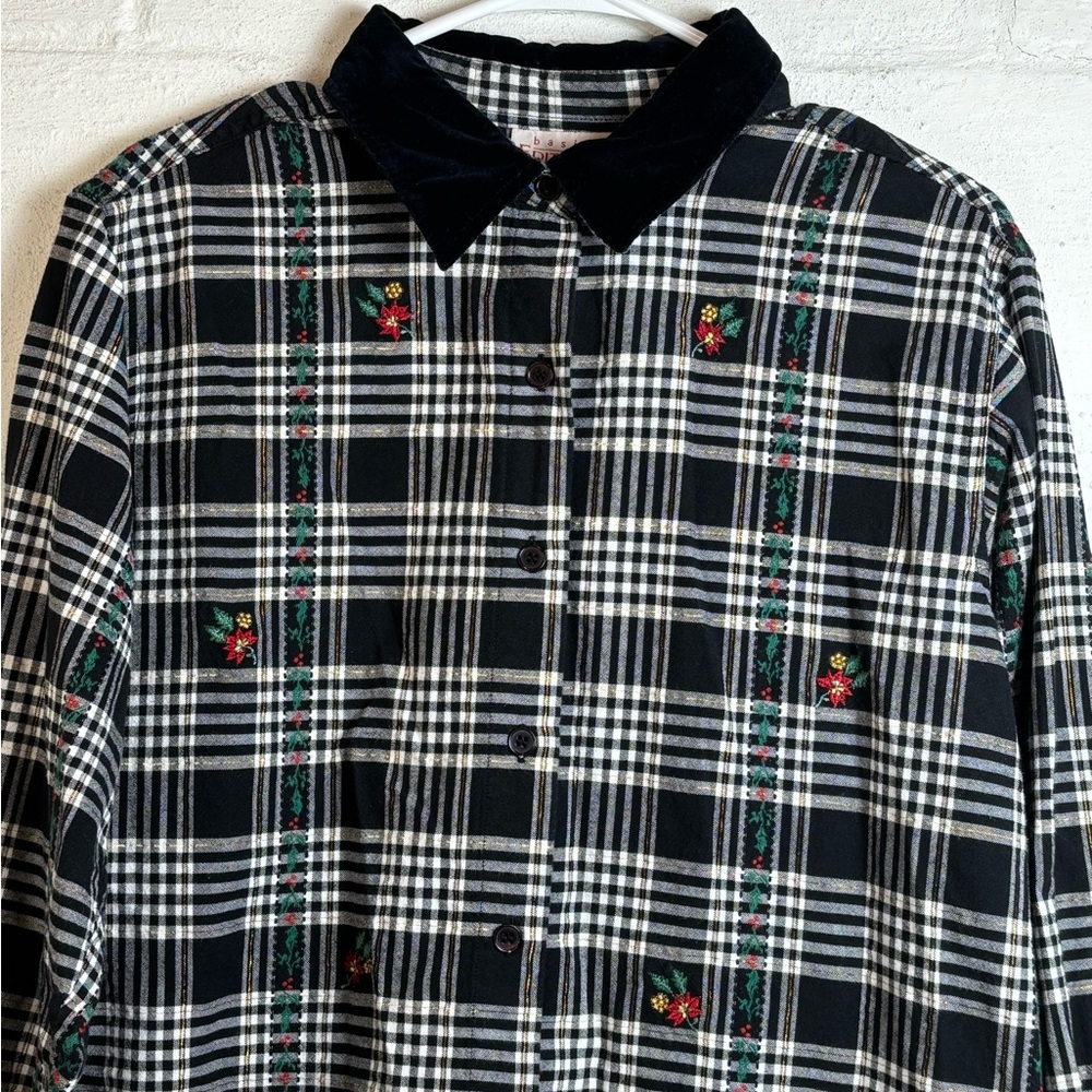 Vintage Basic Editions 1990’s Button Down Casual … - image 2
